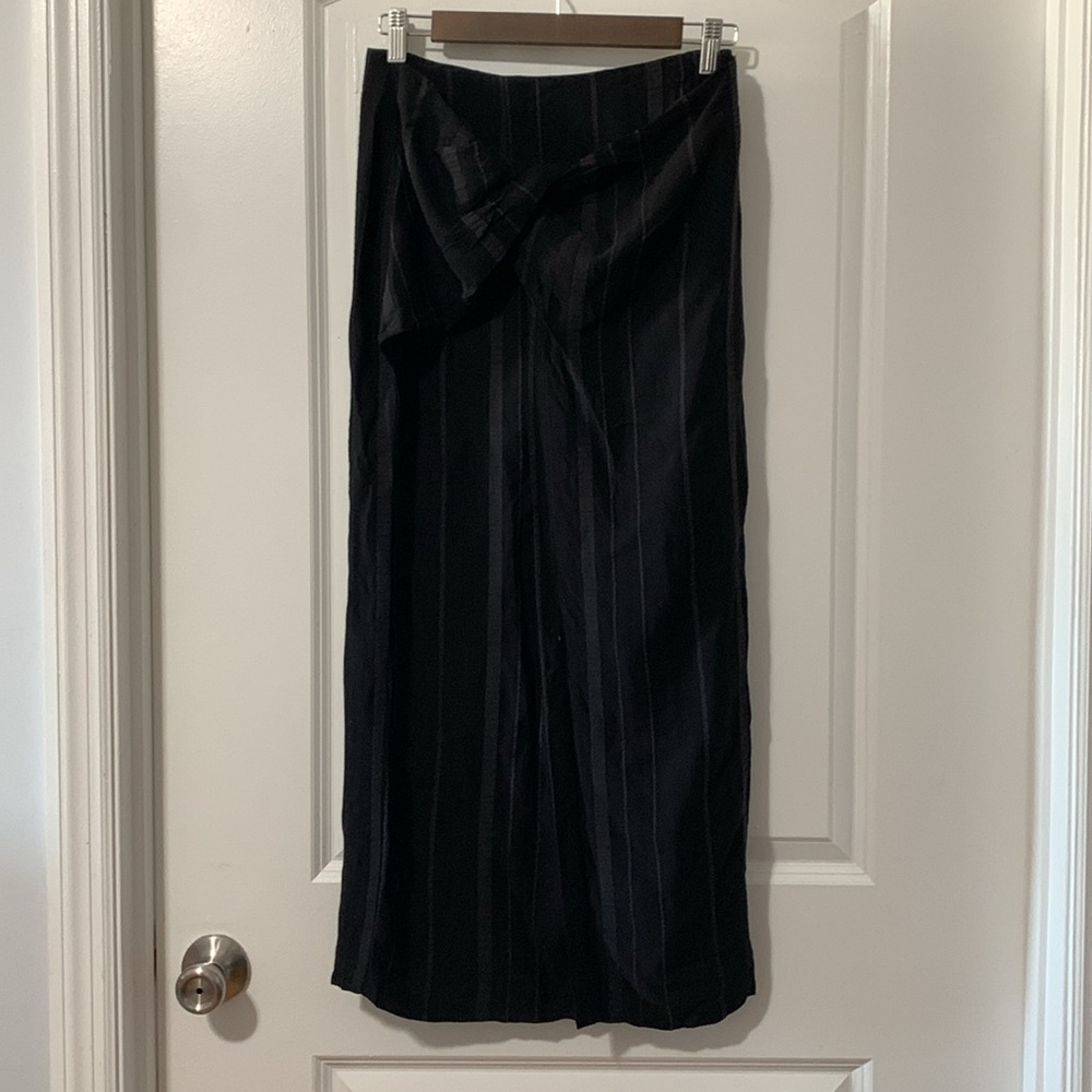 ASOS Midi Skirt, Wrap Detail, Slit